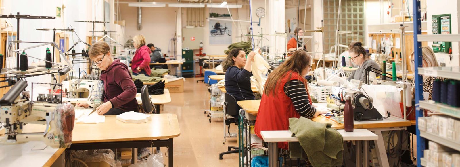 Ruskovilla sewing factory in Artjärvi, Finland