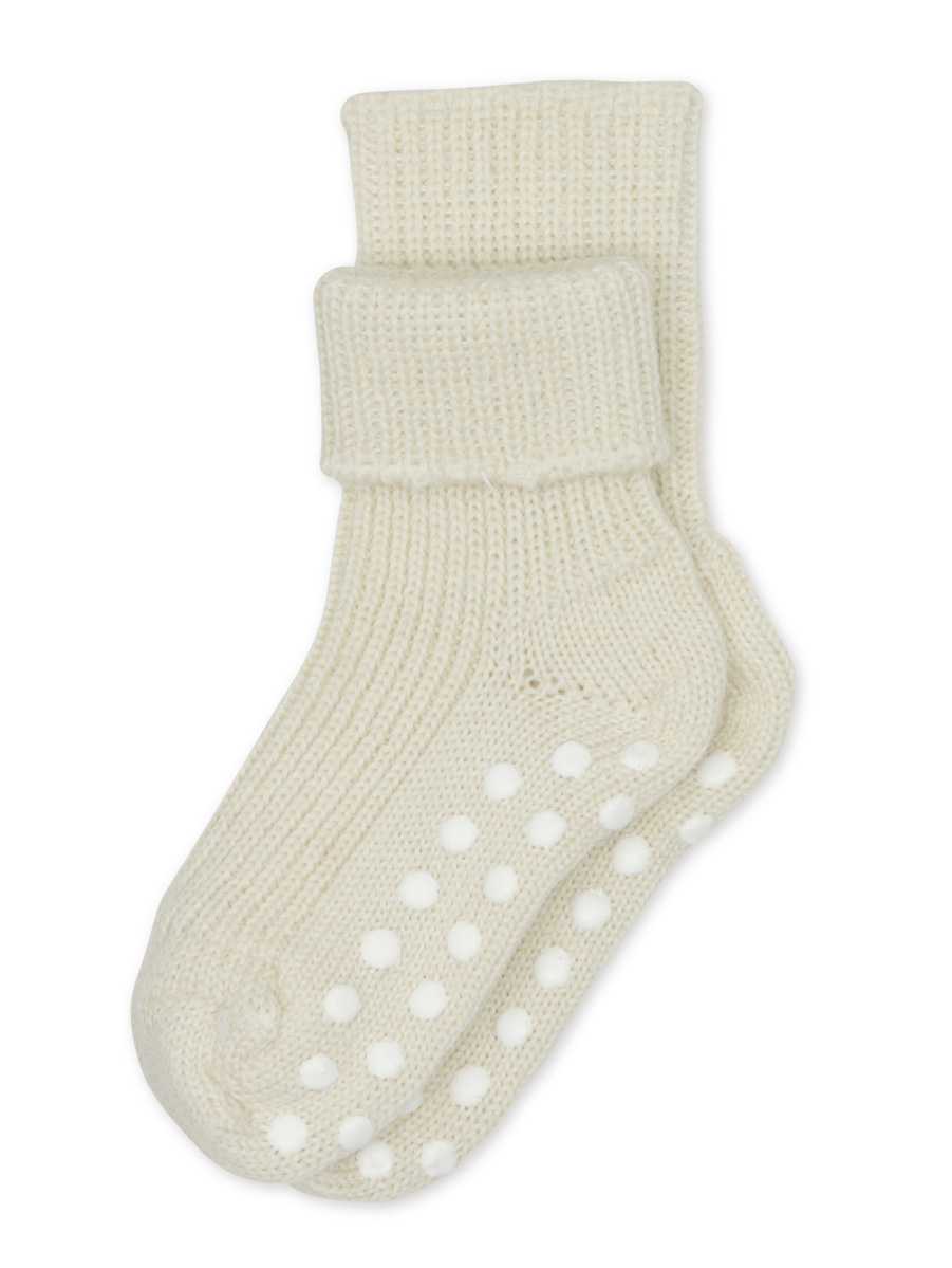 Ruskovilla's children's merino wool Socks with Silicone Stop-Dots