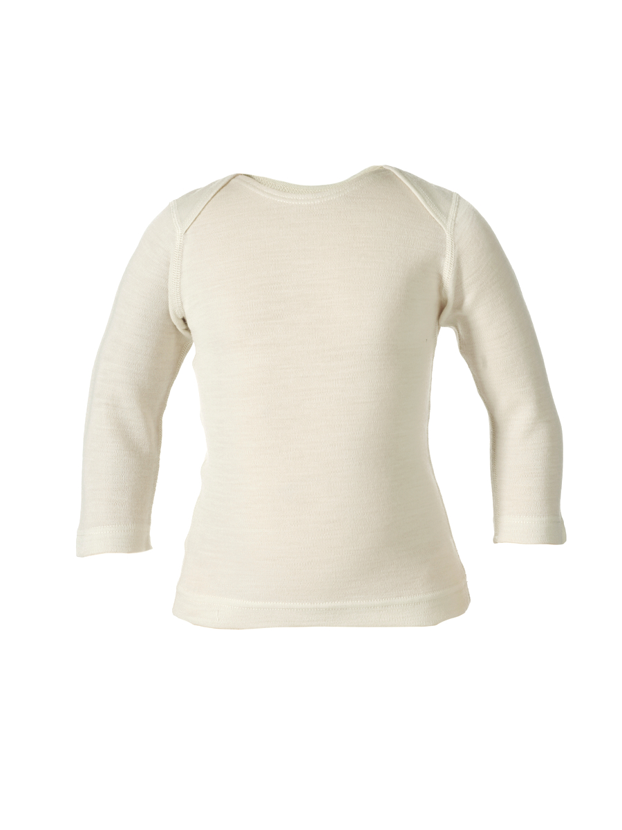 Ruskovilla's organic merino wool shirt for babies