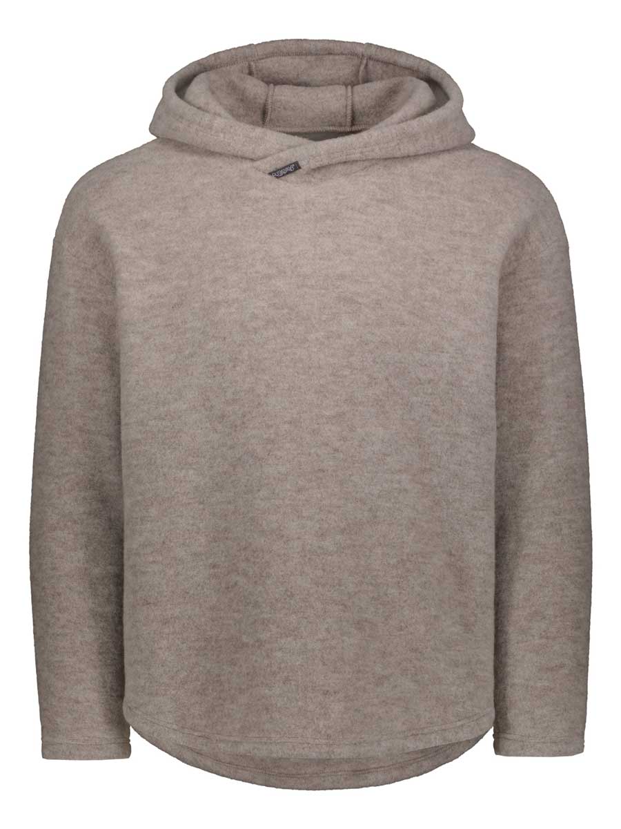 Wool fleece hoodie