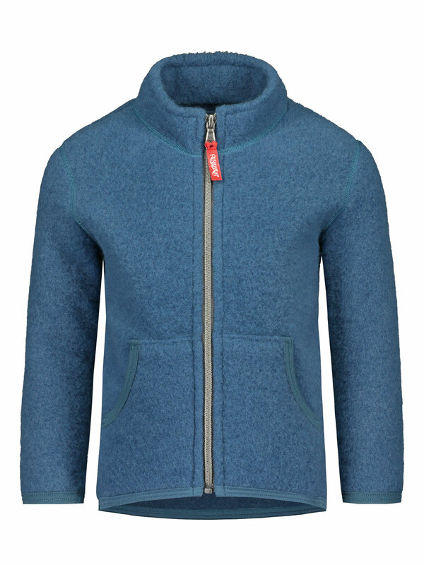 Ruskovilla Wool Fleece jacket children light blue